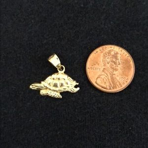 14K Turtle Charm